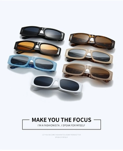 Flat lay of retro rectangle sunglasses in various leopard and solid frame colors