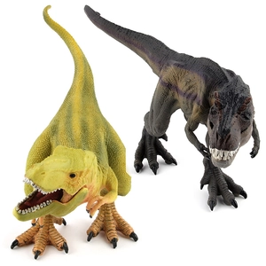 Jurassic Tyrannosaurus Rex toy set featuring realistic scales and lifelike colors