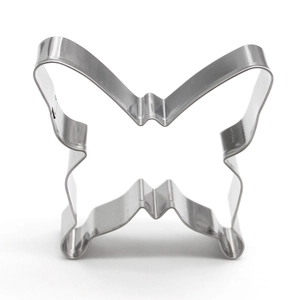 5-piece stainless steel butterfly cookie cutter set for Easter cake baking and dough