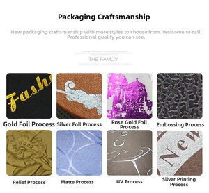Detail showing hot foil stamping and UV coating options for premium jewelry boxes