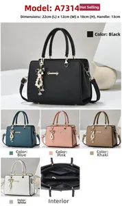 Detailed interior view of women handbag with zipper pocket and crossgrain leather texture