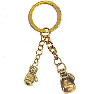 Porte-clés Créatif en Alliage Gant de Boxe Homme Thème Fitness Haltère Kettlebell Pendentif Anneau de Clé Cadeau Accessoire