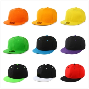 Cappellini da baseball snapback unisex colorati in vari schemi di colori vivaci