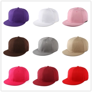 Set di 9 cappellini da baseball hip-hop colorati per uomo e donna in tinta unita