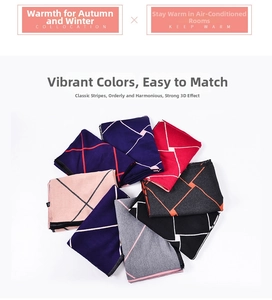 Classic double-sided plaid cashmere-like scarf showing multiple color options for winter