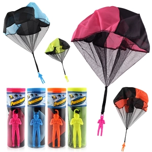 Giocattolo Paracadute Da Lanciare A Mano Con Soldatino Per Sport All Aperto In Tessuto Poliestere Durevole Regalo Bambini