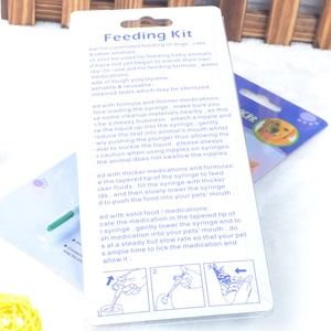Manuale d'istruzioni per kit alimentazione animali domestici con tettarelle di ricambio