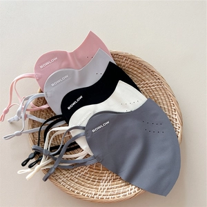 Breathable sun protection masks for face and eye corners in five colors with adjustable loops