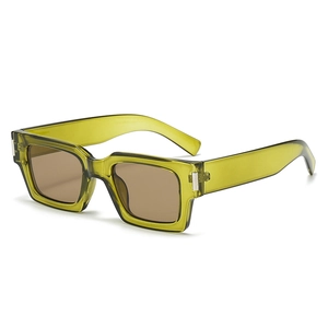 Rectangle Sunglasses Retro Square PC Frame UV400 Protection Eyewear For Outdoor Fashion Street Style Women Men