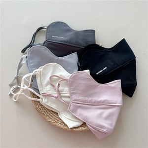 Sun Protection Face Mask Breathable Cooling Mesh Adjustable Ear Loops Eye Corner Protection Outdoor Summer For Women