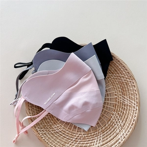 Sunscreen Face Mask Breathable Ice Satin UV Protection Adjustable Ear Loops Solid Color Skin Friendly For Women Outdoor Activity