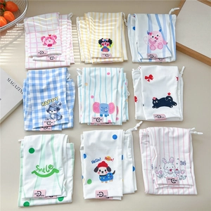 Cute cartoon ice sleeves for sun protection featuring nine diverse colorful patterns
