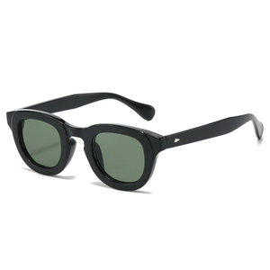 Retro Oval Sunglasses PC Frame AC Lens UV400 Protection Fashion Outdoor Travel Party Eyewear For Men Women