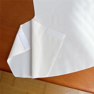 Breathable white ice silk sun protection face mask with adjustable velcro neck closure