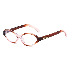 Retro cat-eye tortoiseshell sunglasses with brown gradient frames and blue light blocking