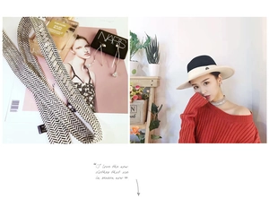Detailed view of rhinestone inlaid houndstooth skinny scarf and choker accessory