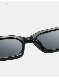 Macro shot of comfortable integrated nose pads on black polygon frame sunglasses