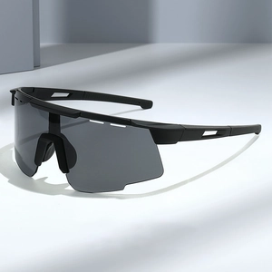 Lunettes De Soleil De Sport Cyclisme Protection UV400 Monture PC Verres Miroir Extérieur Course Pêche Lunettes Unisexe