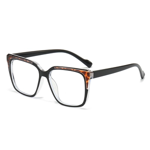 Square blue light blocking glasses in black and tortoiseshell finish for men and women