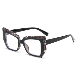Cat-eye TR frame glasses with blue light blocking lenses and tortoiseshell finish