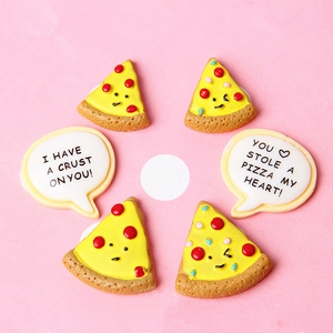 Resin Flatback Charms Pineapple Pizza Palette Shapes For DIY Jewelry Making Phone Case Decor Cute Food Miniature