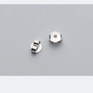 S925 sterling silver butterfly earring backs with hallmarked metal stamp in a pair