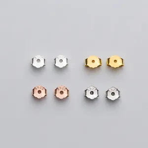 925 Sterling Silver Earring Backs Butterfly Earring Stoppers For DIY Jewelry Making Accessories