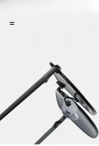 Detailed close-up of metal hinge and soft silicone nose pads on black square sunglasses