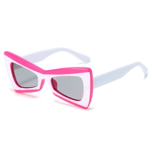 Butterfly Shape Fashion Sunglasses Women PC Frame UV400 Protection Irregular Geometric Party Travel Retro Trendy Eyewear