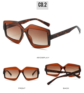 Detailed views of vintage tortoiseshell sunglasses with brown gradient lenses