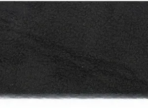 Close-up of premium black fleece thermal lining for winter flat top hats