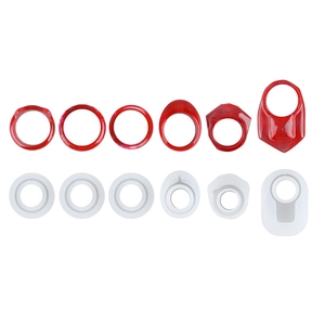 Set stampi in silicone per anelli e ciondoli in resina con diverse forme geometriche