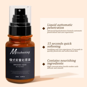 Liquide ramollissant cuticules russe 120ml avec lanoline nourrissante pour manucure
