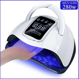 UV LED Nagellampe Hohe Leistung Tragbar Intelligenter Sensor Schnelles Trocknen Professionelles Maniküre-Pediküre-Werkzeug Mit Digitalanzeige