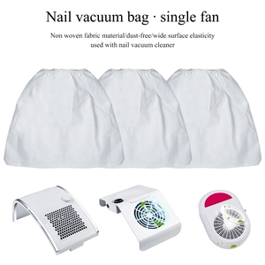 Nail Vacuum Dust Collector Bags Non Woven Fabric With Elastic Opening For Manicure Salon Use