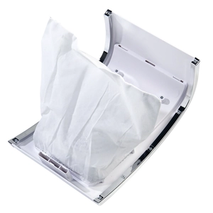 Universal white nail vacuum cleaner dust bag with premium non-woven filter material