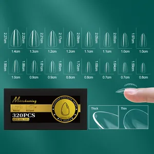 Guide des tailles pour 320 capsules en gel souple avec 16 dimensions et épaisseurs