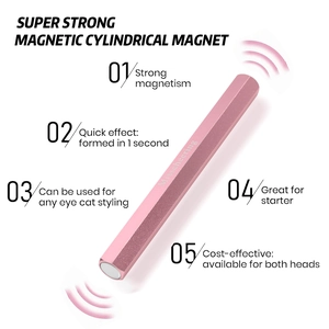 Strong hexagonal double-headed cat eye nail magnet tool shown on a white background
