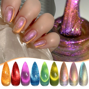 Katzenaugen Nagelgel-Lack Magnetisch Schimmer Glitzer Soak Off UV LED Nail Art Gel Für Damen DIY Nagelstudio Profi Maniküre