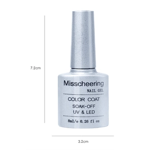 Blue Cat Eye Gel Polish 8ml for UV/LED lamps with a sparkling finish in a silver bottle