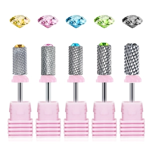 Frese Per Unghie Professionali In Lega Con Strass Strumenti Per Manicure E Pedicure Per Rimozione Gel E Pulizia Cuticole