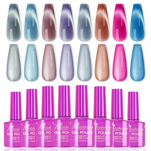 Cat Eye Gel Polish UV LED Soak Off Magnetic Glitter Shimmer Water Light DIY Nail Art Salon Professional Manicure
