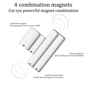 4-piece powerful cat eye nail magnet tool set for professional manicure styling