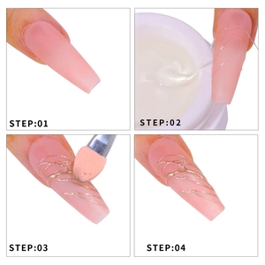 Guide en quatre étapes pour le gel araignée semi-solide avec effet aurore chromé