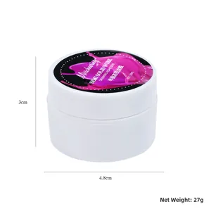 Vue détaillée d'un pot de 10ml de gel araignée semi-solide avec dimensions indiquées