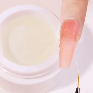 Gel araignée semi-solide pour nail art avec texture élastique professionnelle créative
