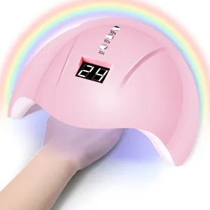 36W UV LED Nail Lamp Portable USB Powered Dryer Smart Induction Digital Display Curing Light For Gel Polish Professional