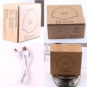 36W smart sensor LED nail lamp set with USB power cable and retail packaging box