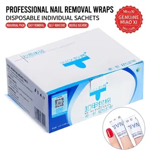 Nail Polish Remover Pads Independent Foil Wrap Mild Formula UV Gel Cleaning Wipes Manicure Tools Professional Home Use