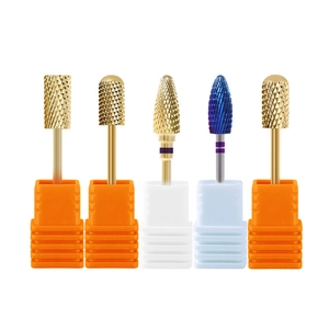 5Pcs tungsten carbide nail drill bits set for professional manicure and cuticle removal